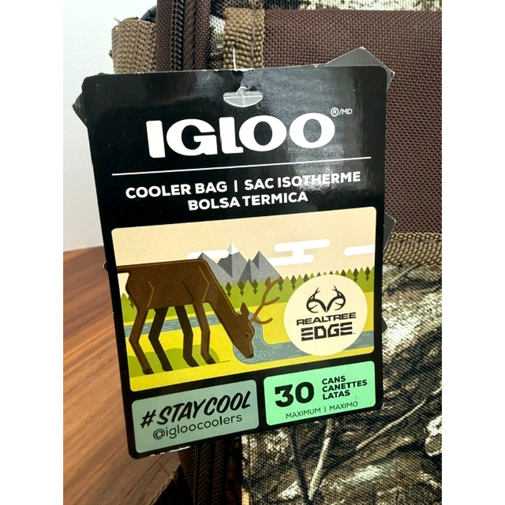 Igloo REALTREE Lightweight Maxcold Insulated Gizmo 30-Can 30-CAN Camo - Picture 8 of 10